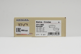 Тормозные колодки Dixcel EXTRA Cruise EC-371082 Suzuki Carry/Every DA17V DA64, Alto HA24 HA25 HA35, Lapin HE21S  HE22S , Spacia MK32S MK42S, Wagon R MH44S MH45S; Nissan NV100 DR64 DR17, Moco; Mazda AZ Wagon MJ23S; Mitsubishi Town Box DS64W DS17W; передние