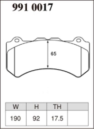 Тормозные колодки Dixcel EXTRA Speed ES 9910017 Nissan R35 GT-R Brembo® 6pot передние