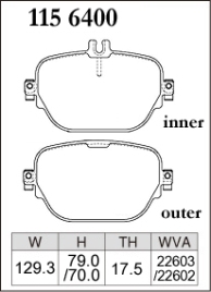 Тормозные колодки Dixcel Premium P-1156400 Mercedes Benz E400, E43 AMG, W213 W238 W257 X290, задние