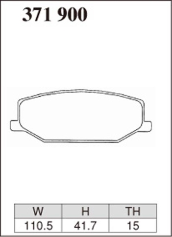 Тормозные колодки Dixcel KP Type KP-371900 Suzuki Jimny / Jimny Wide A11C JA11V JA12# JA22W JB31W JB32W JB33W JB43W , передние фото 2