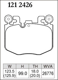 Тормозные колодки Dixcel Z type Z-1212426 BMW 2 / M240  G42 G87, 3 G20 G80 G28,  Brembo® 4pot, передние фото 4
