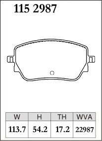 Тормозные колодки Dixcel Z type Z-1152987 Mercedes A-Класс AMG A45 W177, AMG CLA45S X118 W118, GLA45 S 4MATIC H247 задние фото 1