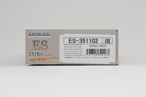 Тормозные  колодки Dixcel EXRTA speed ES-351102 Suzuki Swift Sport, Mazda Demio , Toyota Tank Roomy, Daihatsu Thor,  Ford Fiesta, передние фото 4
