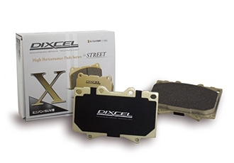 Тормозные колодки Dixcel X-type X 325499 Subaru GDB Mitsubishi Lancer Evo CT9A Brembo® 2pot задние фото 2