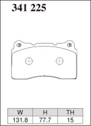 Тормозные колодки Dixcel S type 341225 Mitsubishi Lancer Evolution EVO CP9A CT9A CT9W CZ4A Brembo® 4pot передние фото 4