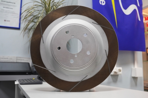 Тормозные диски Dixcel FS 3617059 340x30S Subaru WRX VAB STI 6POT Brembo®, передние фото 2