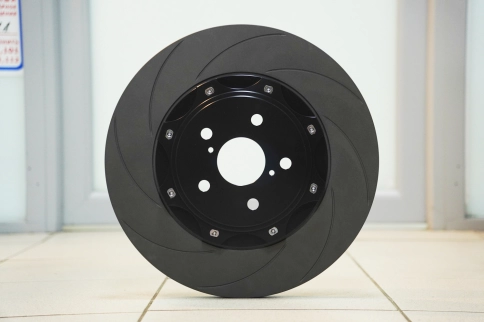 Тормозные диски составные Dixcel Forged Slotted FSBS35628T82R/83L 356x28 Toyota GR Yaris GXPA16 RZ, GR Corolla GZEA14H RZ, передние фото 1