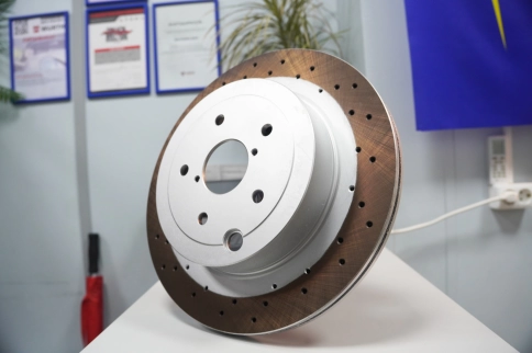 Тормозные диски Dixcel FP 3667046S 326x20 Subaru WRX VAB STI Brembo® задние фото 2