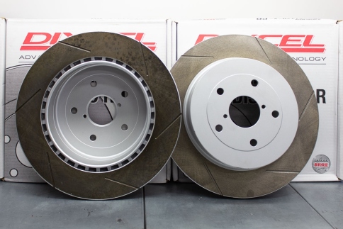 Тормозные диски Dixcel SD 3657014S 316x20 PCD 114.3 Subaru Impreza STI GDB Brembo® задние фото 1