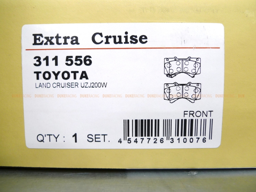 Тормозные колодки Dixcel Extra Cruise EC 311556 Toyota Land Cruiser 200 Lexus LX570 передние фото 5